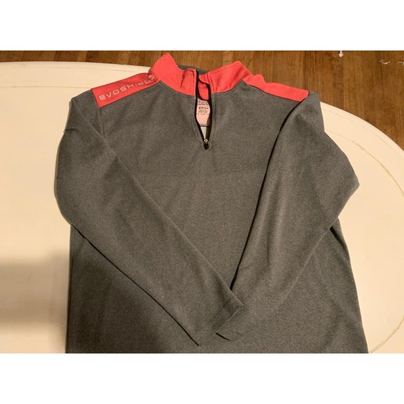 Evoshield Performance Pullover Men's Small 1/4‎ Zip Gray Red Base Layer - Picture 1 of 8